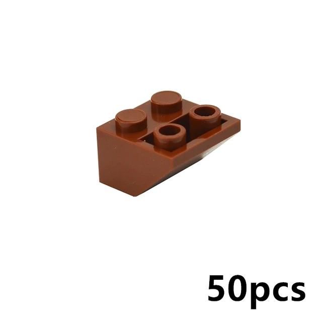 Наклонный перевернутый 2x1x3 Строительные блоки Совместимые 2449 Технические детали DIY Собираемые части Наклонная сторона Обратные кирпичи MOC Игрушки