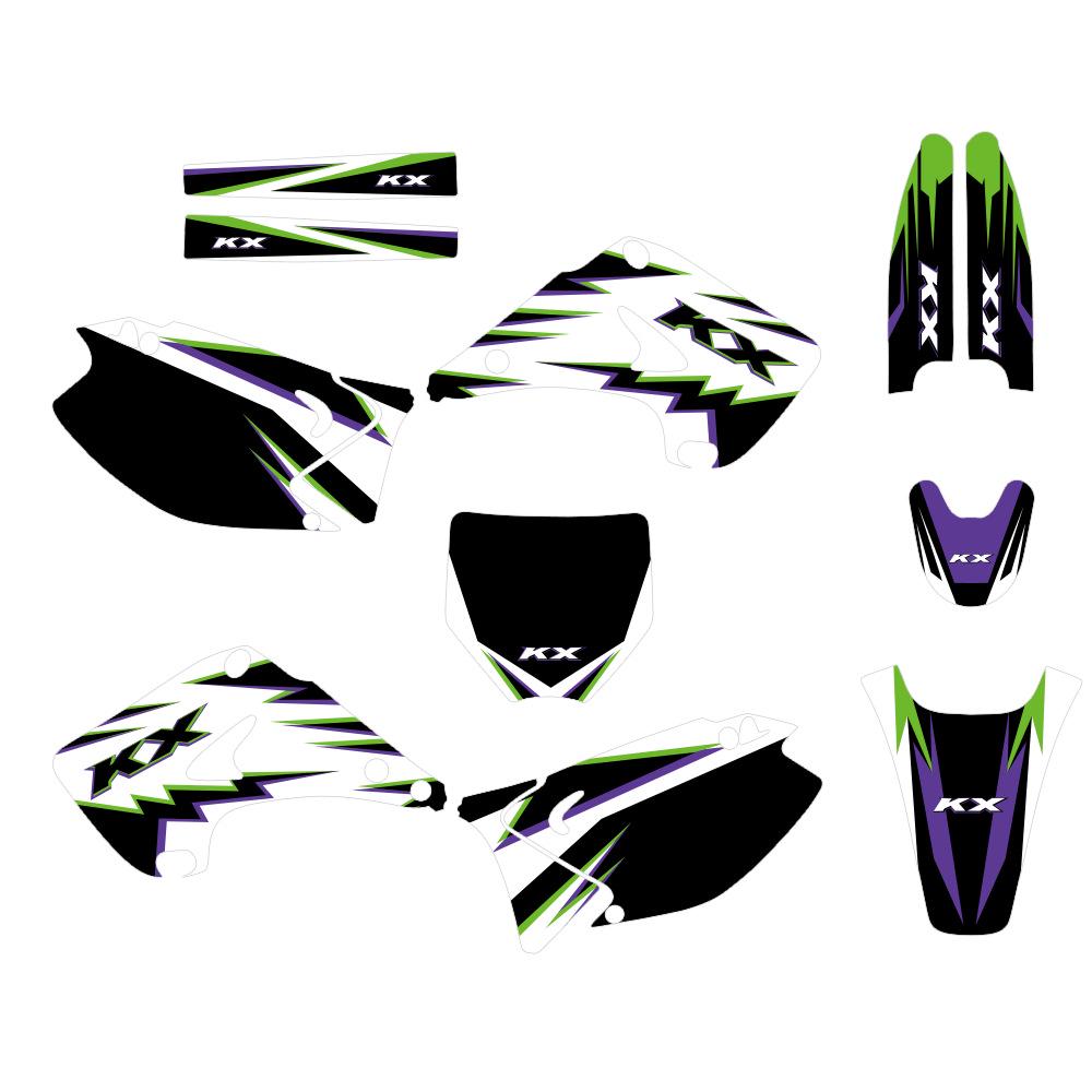 Kawasaki KX125/KX250 (03-12) Защитная пленка для наклейки на мотоцикл для бездорожья
