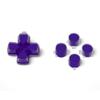 eXtremeRate Custom Replacement Dpad Action Purple for PS5 and Controllers Buttons, & Clear, BDM-010, BDM-020, BDM-030, BDM-040, BDM-050