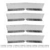 4pcs Gutter Valley Splash Guards Aluminum Rain Gutter Valley Roofing Gutter Guards Or House Shingle
