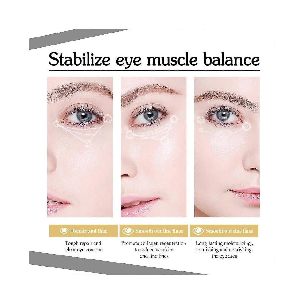 Retinol Caffeine Eye Cream, Eye Cream for Dark Circles and Puffiness, Anti-Aging Eye Cream, Reduce Fine Lines