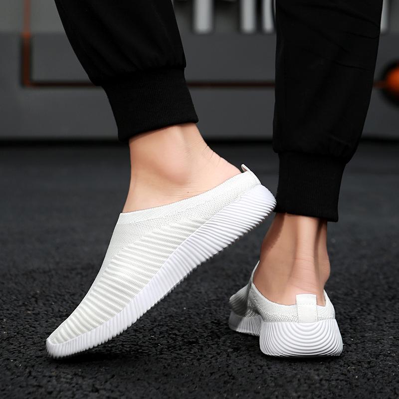 Женская весенняя дышащая спортивная повседневная обувь с мелким носком и низкой посадкой, ленивая обувь 35-44