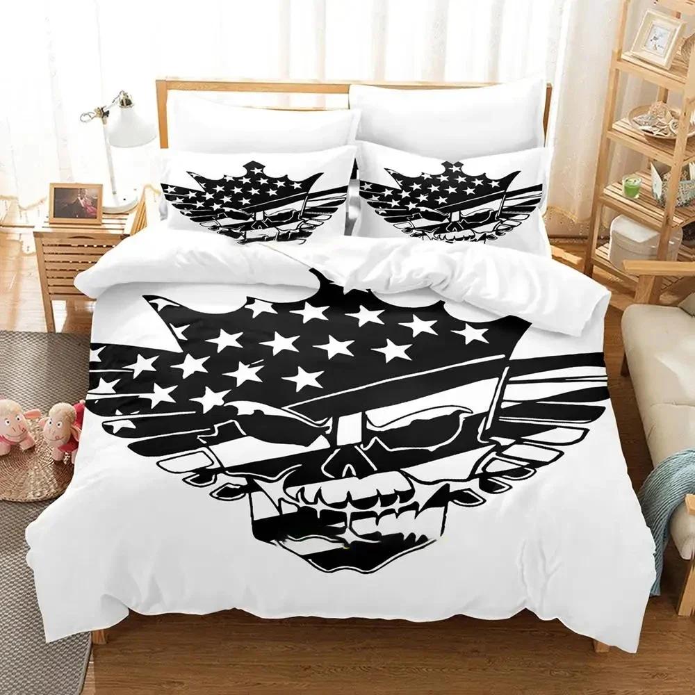 Американский кошмар Набор постельного белья для взрослых и подростков Аниме Пододеяльник Комплект постельного белья Чехол на одеяло Наволочка Односпальный Твин Полный Queen King Размер