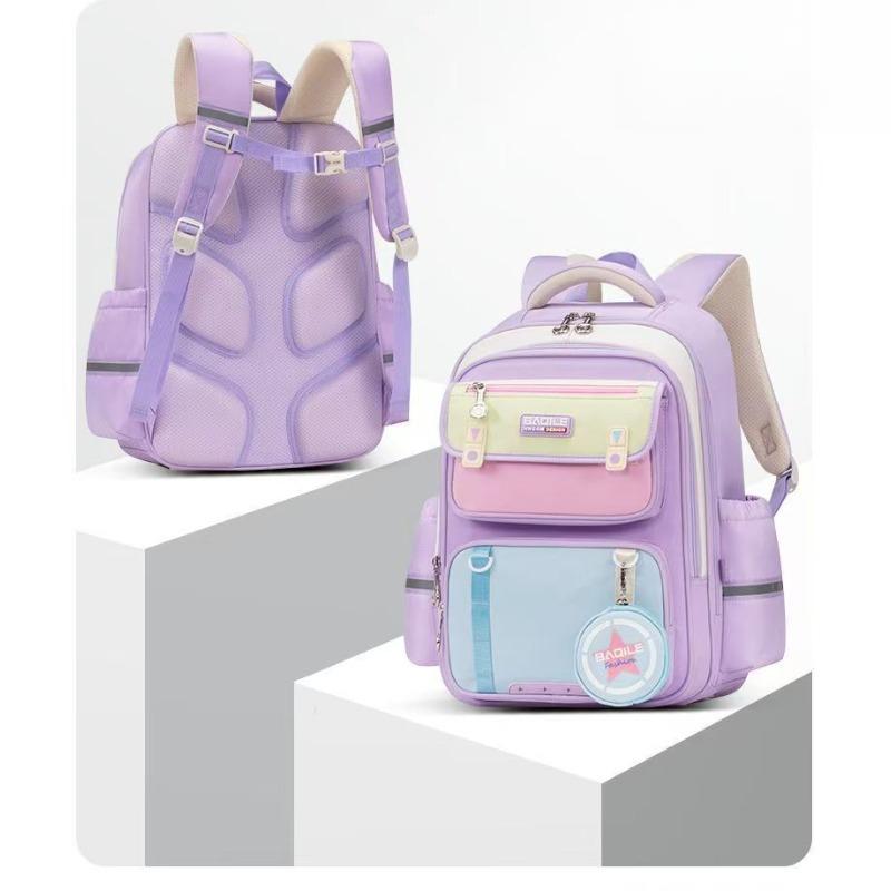 Children's Schoolbags, Primary School Students' Backpacks, Boys' and Girls' Weight-reducing Backpacks