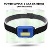 COB Mini Headlamps Портативный светодиодный налобный фонарь с 3 режимами наружного освещения для кемпинга, пешего туризма, рыбалки, велоспорта