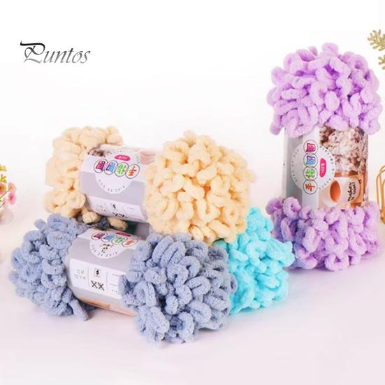 Finger Rolls 3 Yarn Loop Knitting Yarn No Need Hook Yarn Fluffy Finger Loop Yarn For Beginners Skilled Crafters Diy Blankets Scarves