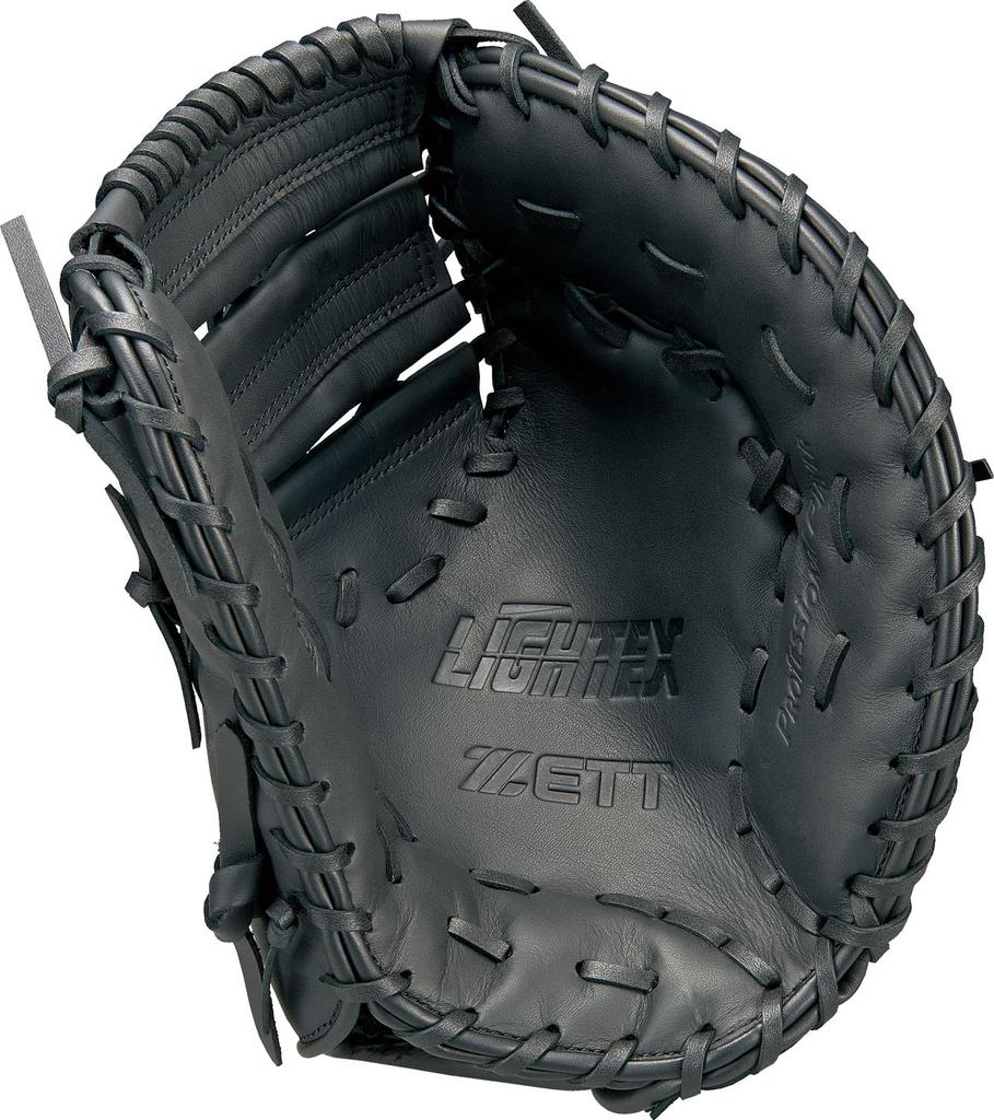 ZETT Litex Soft Baseball Black BSFB56923A Catcher's Mitt, Right-Handed, (1900),