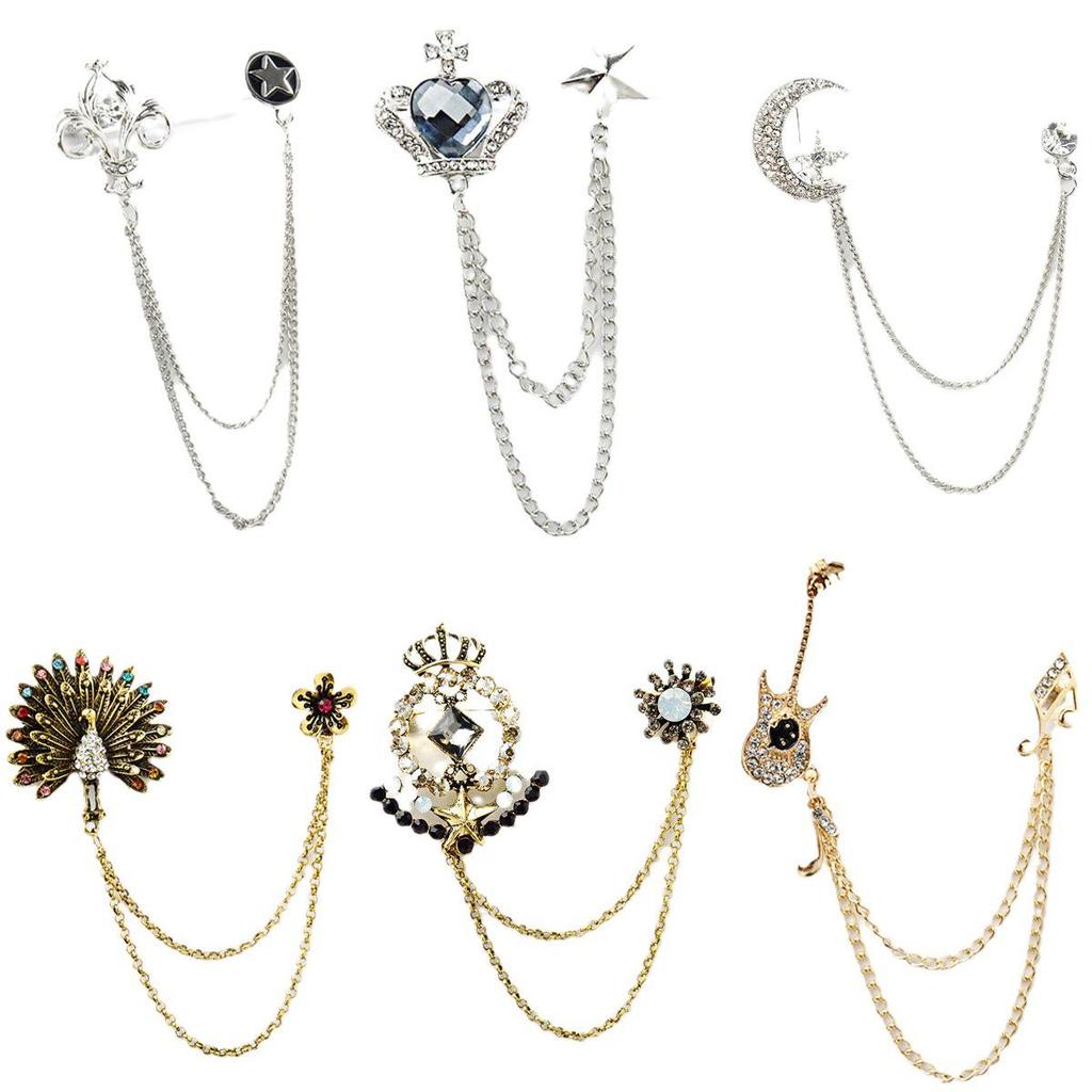 Брошь с драгоценными камнями в стиле ретро в стиле барокко: Роскошный аксессуар для платья в дворцовом стиле