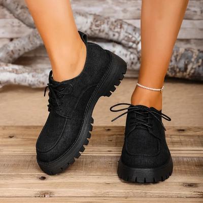 Большие размеры обуви Женские мокасины Женские туфли на высоком каблуке Офисные туфли на платформе Женские туфли с круглым носком и средним каблуком Женские