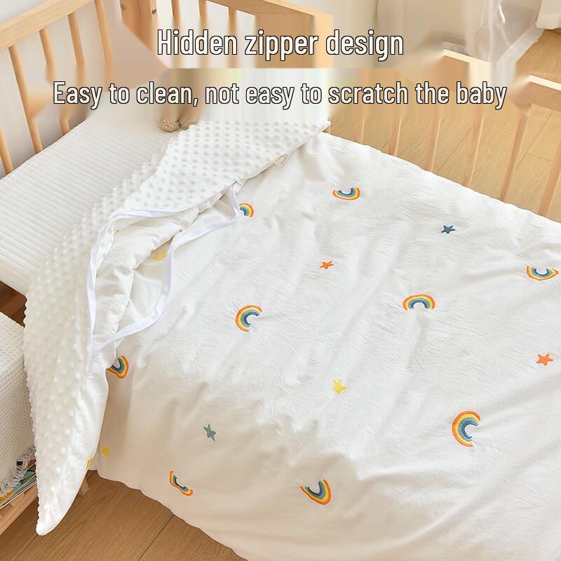 Mling Cartoon Bear Cotton Duvet with Removable Liner