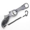 1091 Fish Grip Lightweight Aluminum Fish Grip Long Reach Gun Grip Gray (Iregui) (Stealth (Aluminum Trigger))