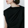 Za2024 Summer New Product Women's Clothes Shoulder Draped Design Flounced Sleeve Elegant Tops Shirt 05122530 800