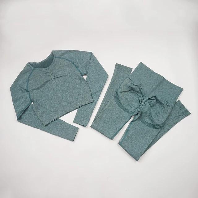 Бесшовный комплект для йоги, женская спортивная одежда для тренировок, спортивная одежда, спортивные костюмы для фитнеса