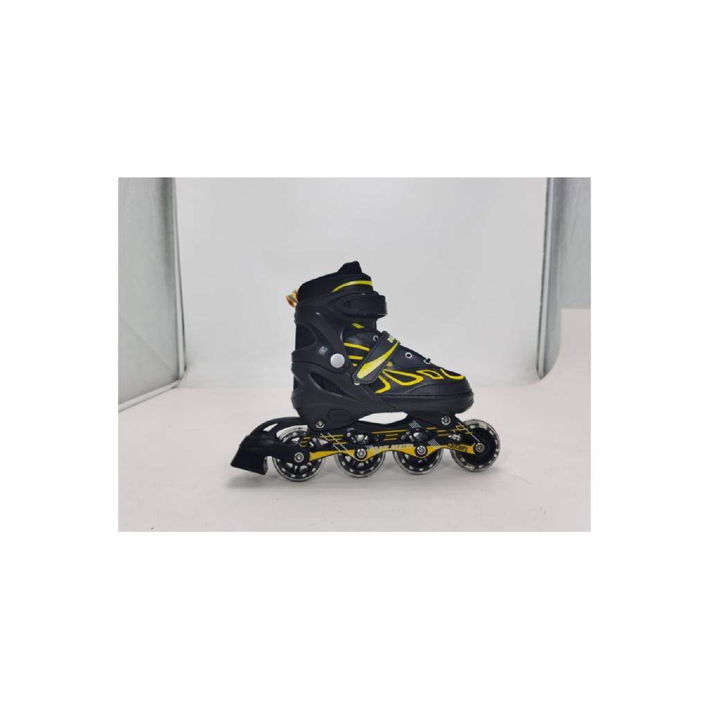 Фиолетовый двухрядный алюминиевый корпус с подсветкой, силиконовое колесо, регулируемая сумка для занятий катанием на коньках, подарок