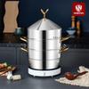 Трехъярусная пароварка NORTON из нержавеющей стали 304