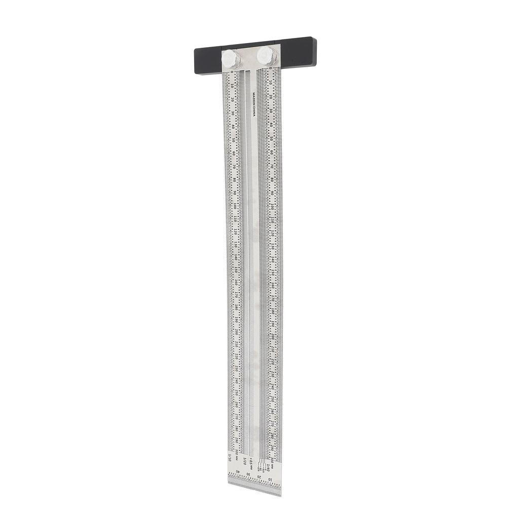 Accurate ing T Ruler Stainless Steel Woodworking Scribing T Ruler High Accuracy Carpenter T Ruler Measuring Tool