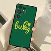 Ирландия Трилистник Счастливый Чехол Для Samsung Galaxy S24 Ultra S21 S22 S23 S25 Ultra S9 S10 Plus S20 FE S25 FE Задняя Крышка