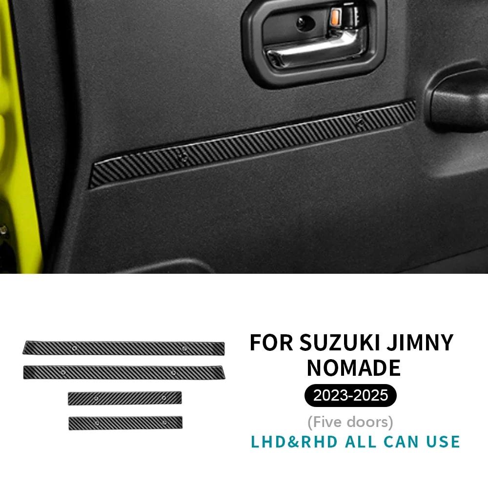 Carbon Fiber Interior Sticker for Suzuki Jimny 2018-2025 3/5 Doors ABS Black Trim