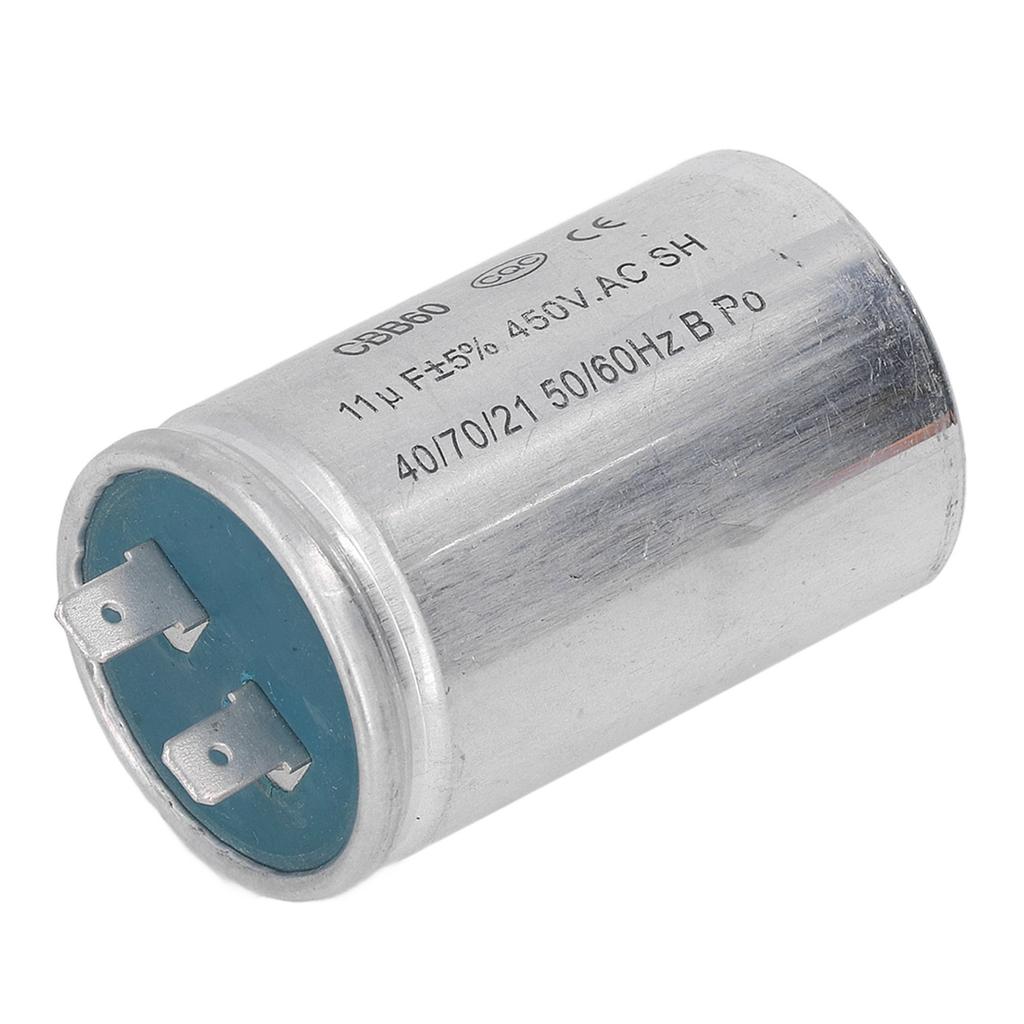 Пусковой конденсатор двигателя 11 мкФ, высокое сопротивление изоляции, пусковой рабочий конденсатор генератора, 450 В переменного тока