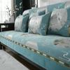 Чехол для дивана в китайском стиле, жаккардовая ткань из синели, диванная подушка для гостиной, противоскользящий чехол, всесезонное полотенце для дивана, домашний декор