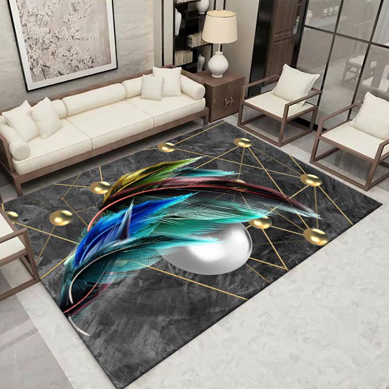 Nordic Style Thicken for Bedroom Rug Living Room Decoration Floor Mat Large Area Home Non-slip Carpet Cloakroom Washable Carpets