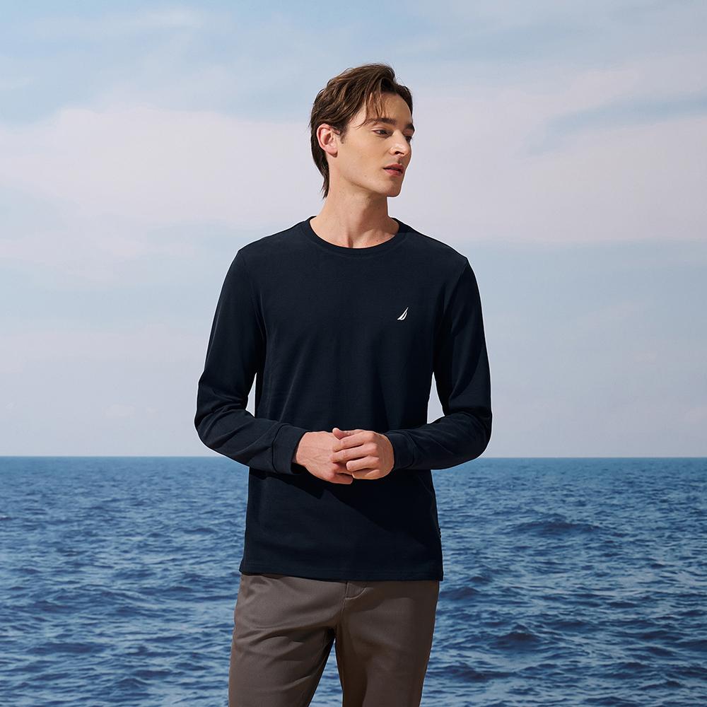 Nautica Футболки мужские с круглым вырезом умеренного прямого кроя TE5301