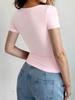 2024 Trendy European & American Slim-Fit Round Neck Short-Sleeve T-Shirt