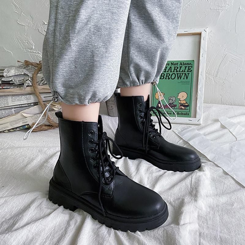 Fashion Thicked Women's Boots  Spring Plus Velvet Shoes Woman Chelsea Boots Warm Leather Square Head Ankle Boots for Women