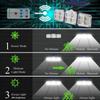 Solar Lamp Outdoor Flood Security Lamp With Remote Sunlight Wall Light Waterproof Spotlights Motion Sensor 3 Heads Street Lights