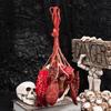 1/8Pcs Halloween Hanging Human Body Parts Decoration Simulation Broken Hands Legs Eyeballs Brain Heart Decor Prank Prop Haunted House Ornament