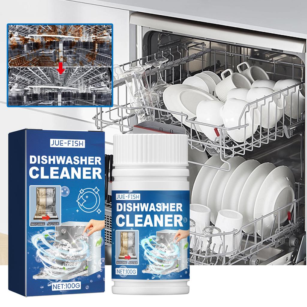 JUE-FISH Средство для чистки посудомоечных машин Средство для удаления сильных масляных пятен Удаляет известковый налет и неприятные запахи Таблетки для удаления накипи Таблетки для удаления сильных масляных пятен