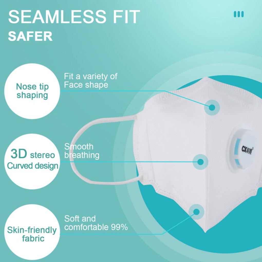 Детская защитная пылезащитная маска для детей из нетканого материала одноразовая маска для лица с односторонним клапаном тип 2 розовый