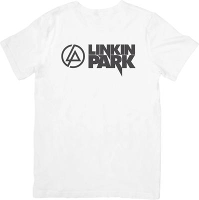 Linkin Park Музыка Подходит для Мужчин и Женщин Качественная Хлопковая Футболка Белая.