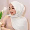 Long Islamic Turban Chiffon Malaysia Headscarf Elegant Wraps Shawl  Women