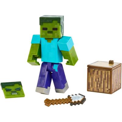 Фигурка зомби в стиле комиксов Minecraft