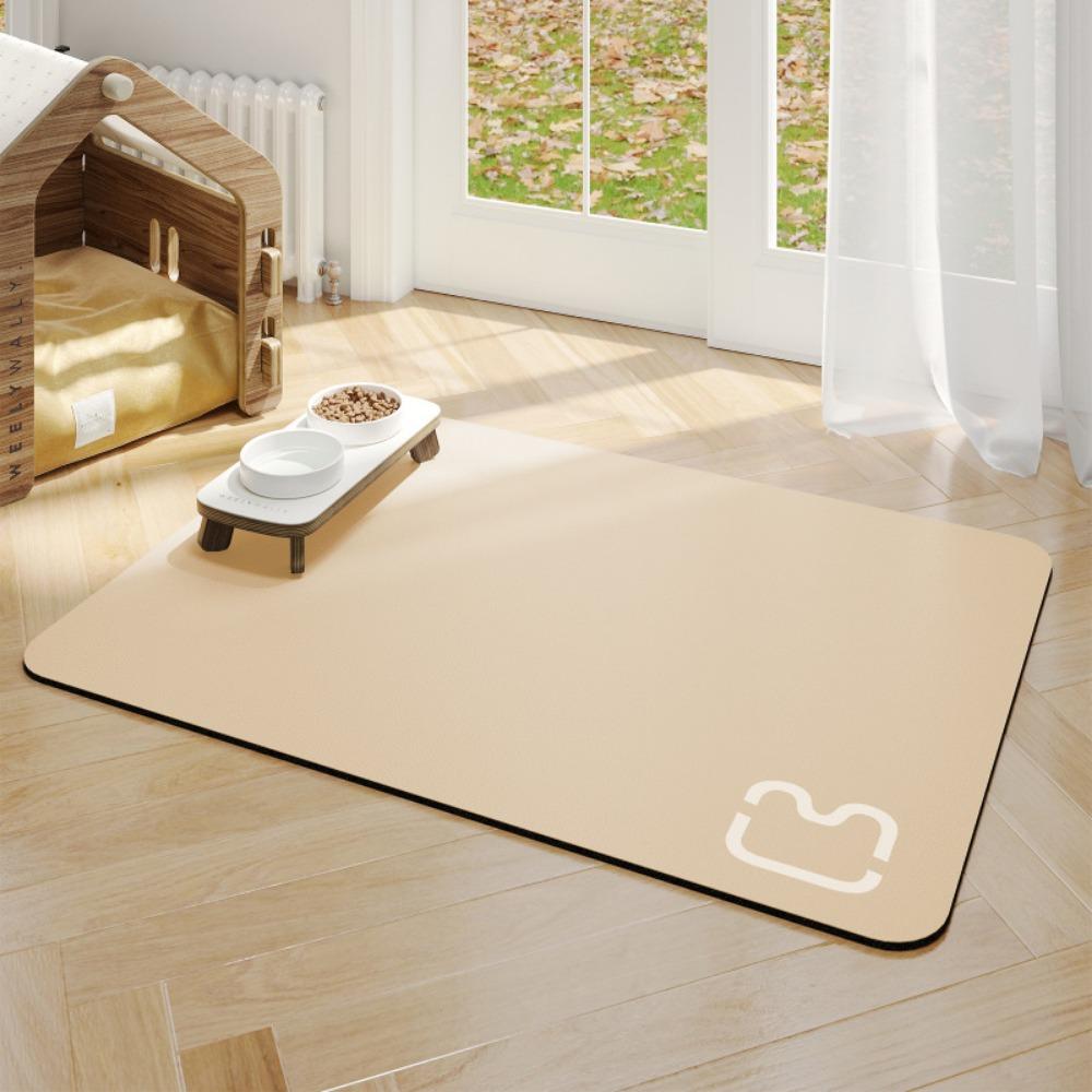 Pet Feeding Pad Can Be Washed Repeatedly Cat and Dog Pad,Absorbent Non-slip Rest Sleeping Pad