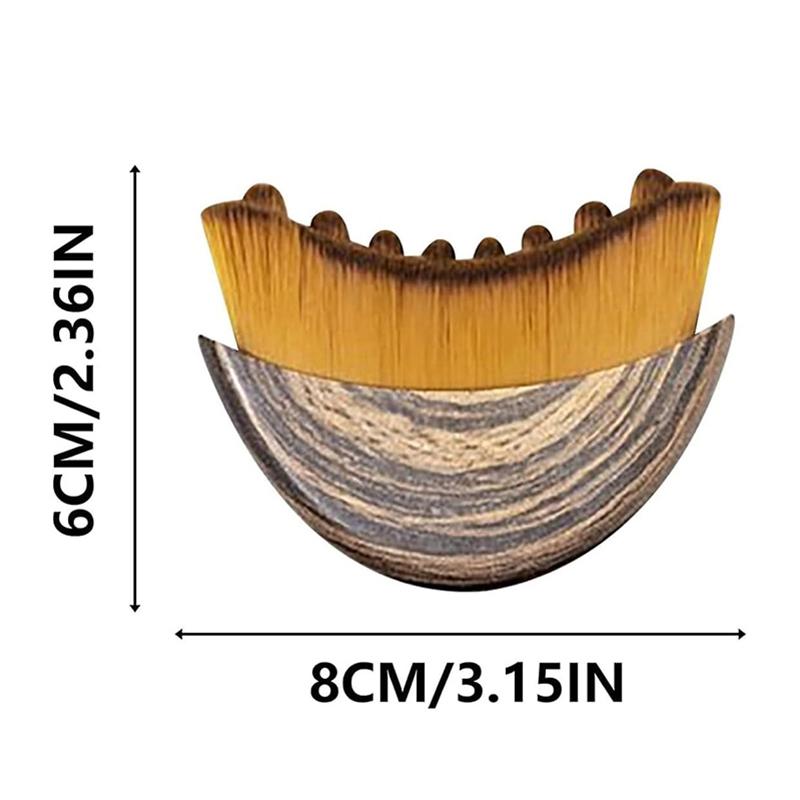 Лимфодренажная контурная кисть для лица, Кисть для сухого массажа лица, Массажер для лимфодренажа лица, Скульптурирование подбородка и линии челюсти