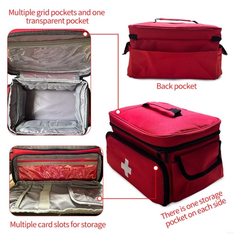 2025 Новая полиэстеровая сумка для неотложной клинической помощи с внутренними перегородками для путешествий и использования на открытом воздухе