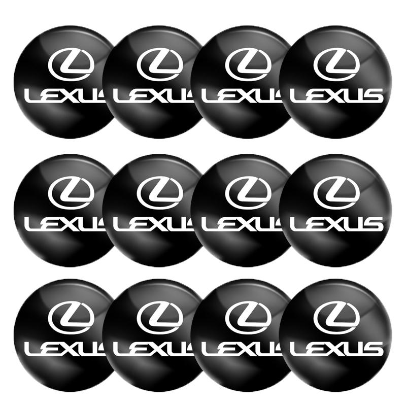JBH4 8/12Pcs Car Logo Door Shock Absorbing Pad Gasket Sticker For Lexus UX RX300 LX470 NX300 ES300h IS300h GS300 IS350 IS200 NX GX460