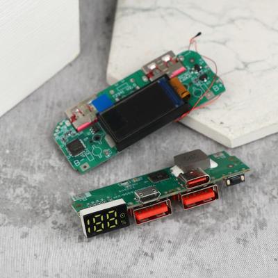 Модуль быстрой зарядки 22,5 Вт для DIY Power Bank PD QC VOOC 3,7 В Плата зарядки литиевой батареи Защита цепи со светодиодным дисплеем