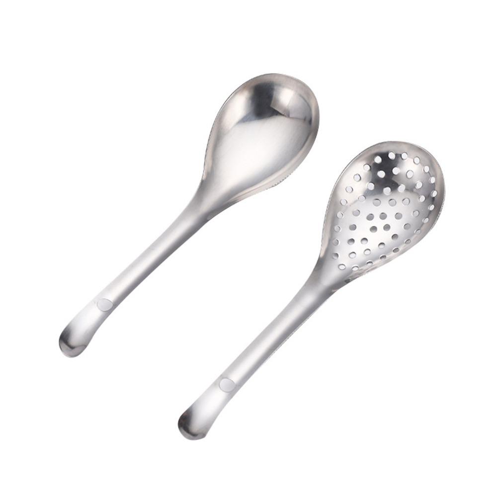 Perforated Strainer Spoon 304 Stainless Steel Food Scoop High Quality Kitchen Colander Spoon