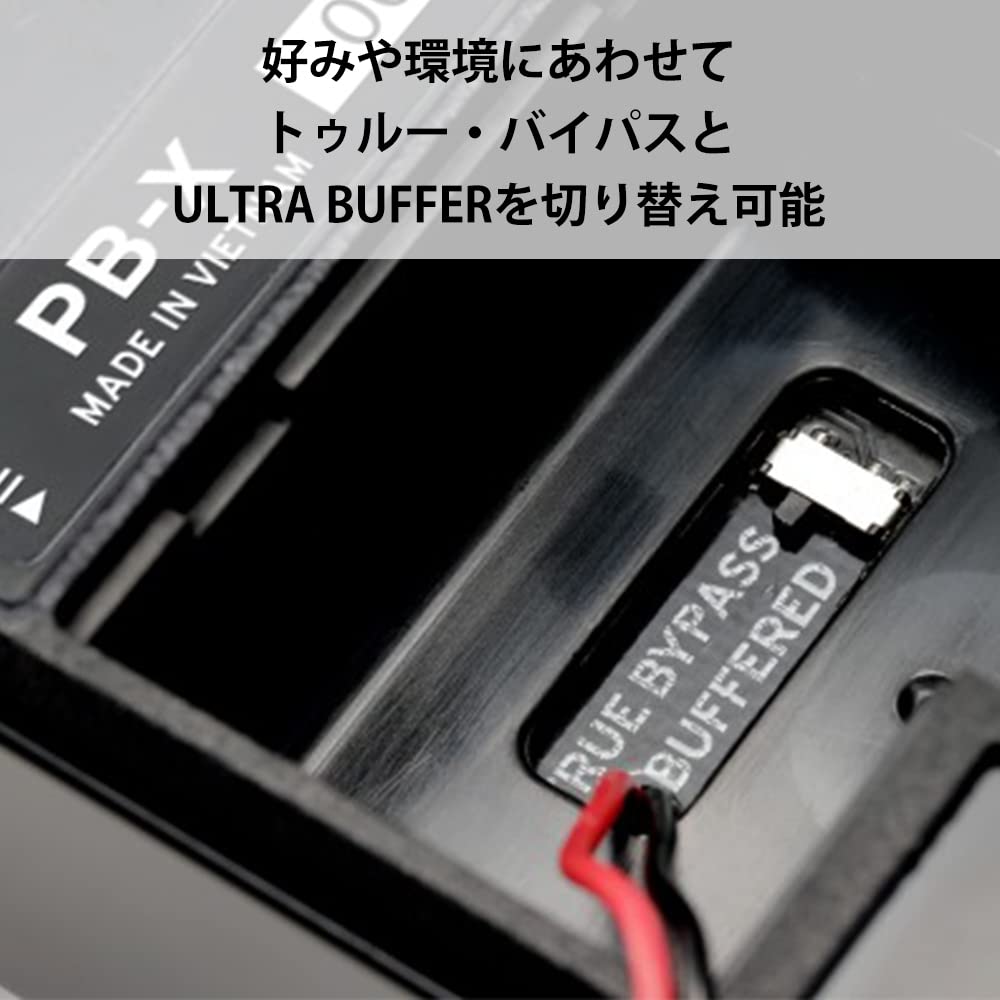 KORG Pitchblack X Pedal Tuner for Guitar/Bass, ±0.1 Cent High Accuracy, Ultra Buffer, True Bypass, DC Out, Strobe Tuning, PITCHBLACK PB-X