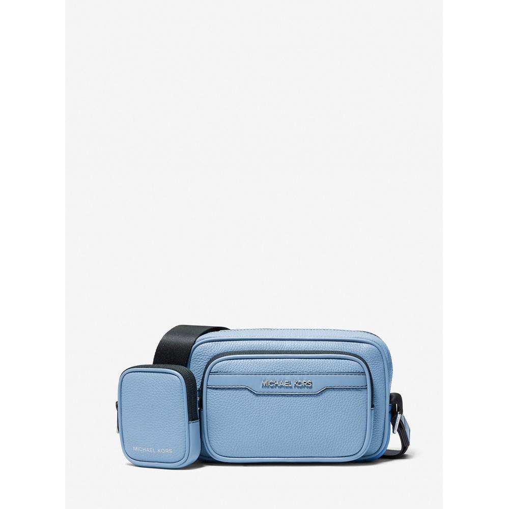 Michael Kors Cooper Double Zip Camera Bag With Pouch 37t4lcom1l1540 Light Sky
