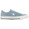 Converse One Star Замшевые Мягкие Удобные Нескользящие Прочные Низкие Кеды для Скейтбординга Унисекс Синие 35200863
