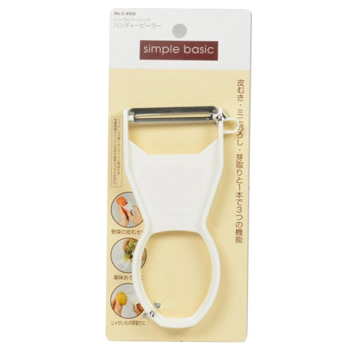 Pearl Metal Простая базовая удобная овощечистка [Сделано в Японии] C-8956