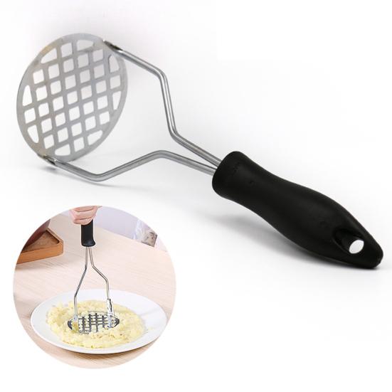 Kitchen Gadget Multi-use Practical Easy To Use Large Round Press Plate for Vegetable Fruits Masher Kitchen Tool