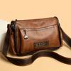 Сумка Boston Crossbody из искусственной кожи в стиле ретро, женская однотонная брендовая сумка, модная дизайнерская женская повседневная дорожная сумка через плечо