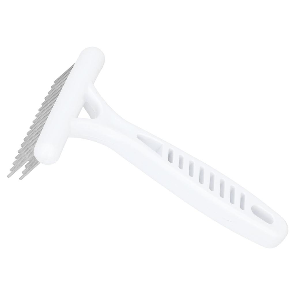 Двухрядные грабли для домашних животных, расческа для вычесывания шерсти у собак, инструмент для удаления шерсти у домашних животных