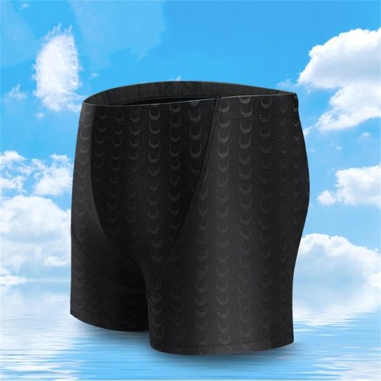 Высокоэластичные плавки длиной до колена, быстросохнущие модные пляжные шорты для серфинга с имитацией акульей кожи
