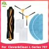 Fit For Clever and Clean L-Series 707 Robot Vacuums Roller Side Brush Hepa Filter Mop Cloths Spare Part Accessory Replacement